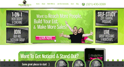 Desktop Screenshot of marketingyourpurpose.com